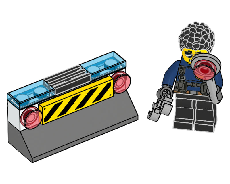 LEGO Town Duke Detain foil pack (952011-1)