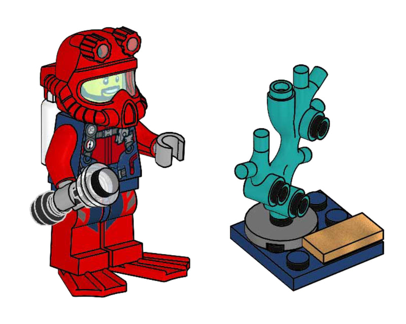 LEGO Town Deep Sea Diver foil pack (952012-1)