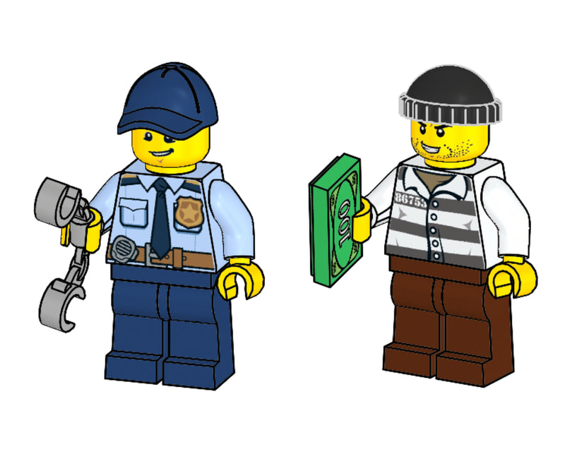 LEGO Town Policeman & Thief foil pack (952016-1)
