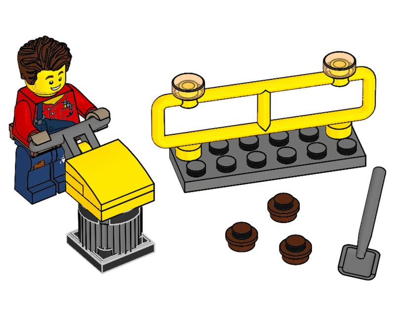 LEGO Town Harl Hubbs with Tamping Rammer foil pack (952018-1)