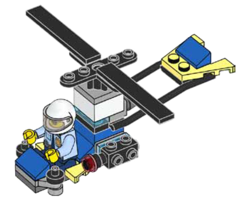 LEGO Town Policeman and Helicopter foil pack (952101-1)