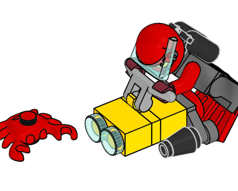 LEGO Town Diver and Crab foil pack (952107-1)