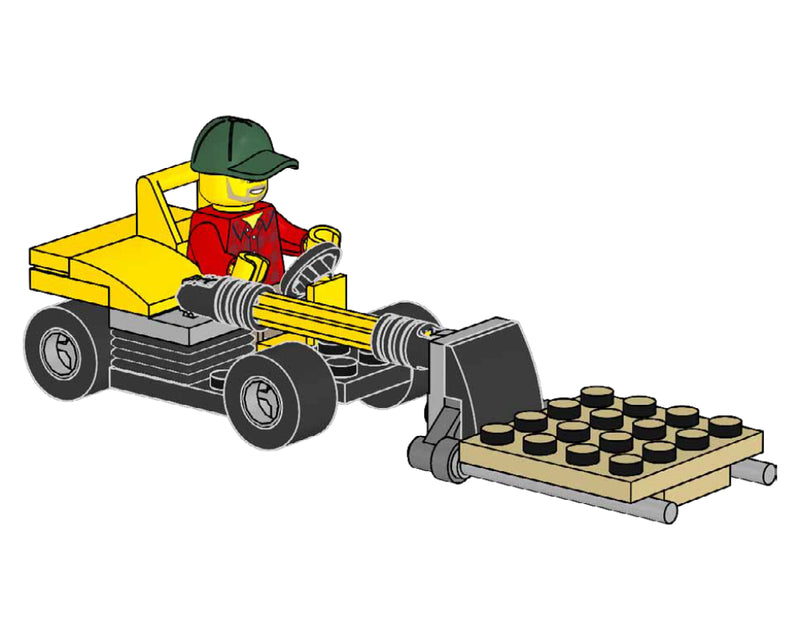LEGO Town Forklift Driver with Forklift Truck foil pack (952212-1)