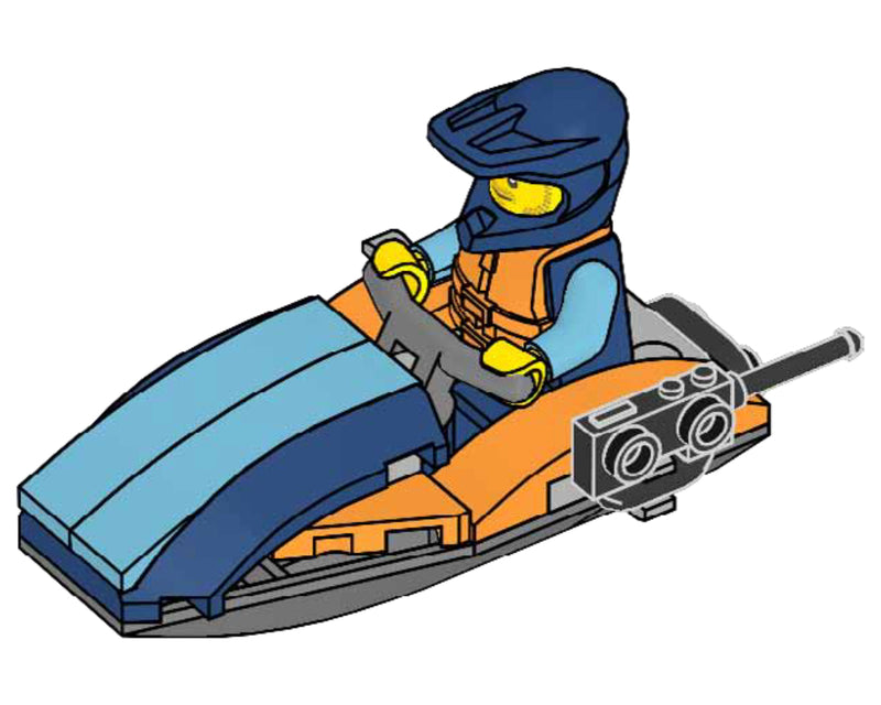 LEGO Town Explorer with Water Scooter paper bag (952309-1)