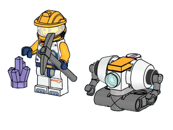 LEGO Town Astronaut with Robot paper bag (952405-1)