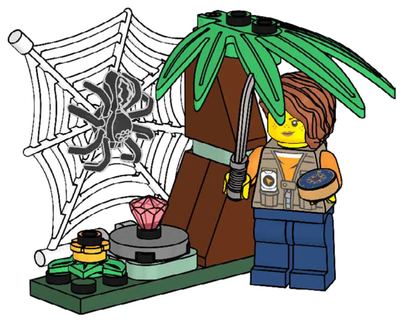 LEGO Town Jungle Explorer paper bag (952410-1)