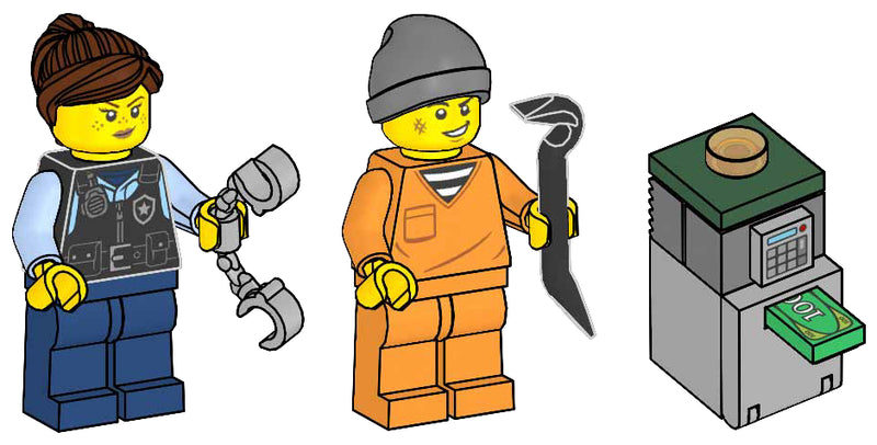 LEGO Town Police Chase paper bag (952501-1)
