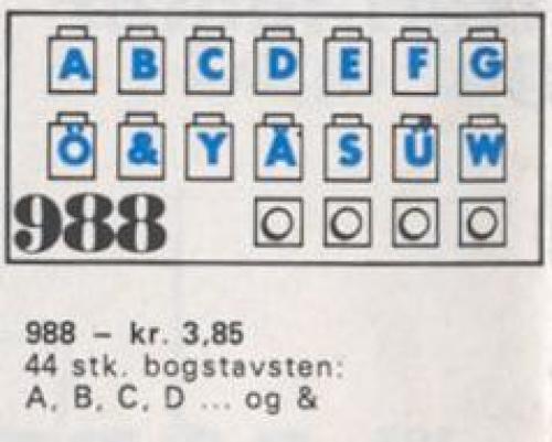 LEGO Classic Alphabet Bricks (988-1)