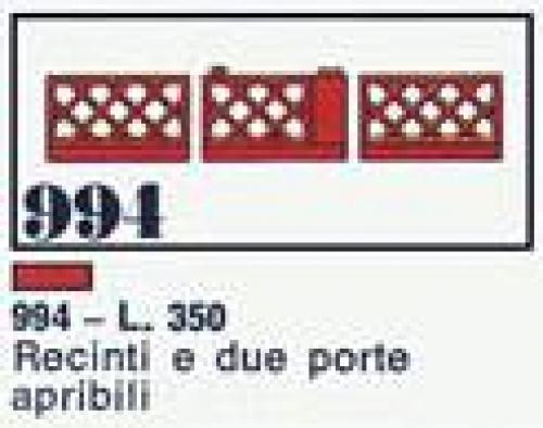 LEGO Classic fences with garden gates (994-1)