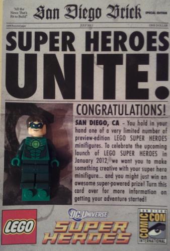 LEGO Super Heroes Green Lantern - San Diego Comic-Con 2011 Exclusive (comcon013-1)