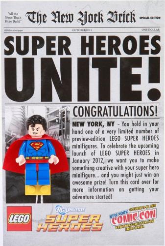 LEGO Super Heroes Superman - New York Comic-Con 2011 Exclusive (comcon017-1)