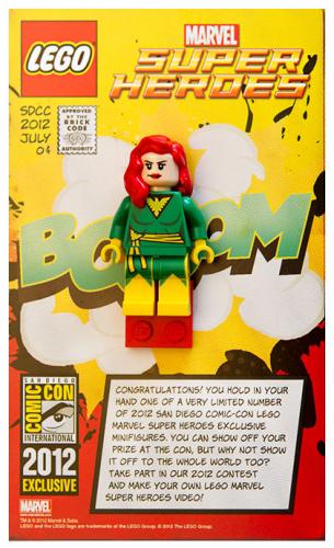LEGO Super Heroes Jean Grey in Phoenix Costume - San Diego Comic-Con 2012 Exclusive (comcon021-1)