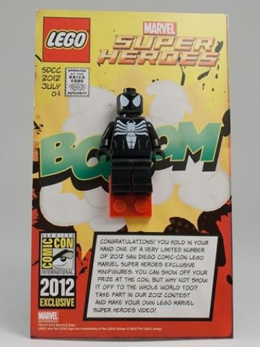 LEGO Super Heroes Spider-Man in Black Symbiote Costume - San Diego Comic-Con 2012 Exclusive (comcon023-1)