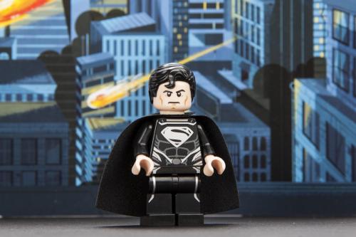 LEGO Super Heroes Superman in Black Costume - San Diego Comic-Con 2013 Exclusive blister pack (comcon029-1)