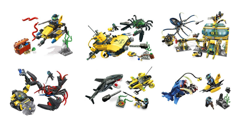 LEGO Aquazone Complete Aqua Raiders Collection (K7775-1)