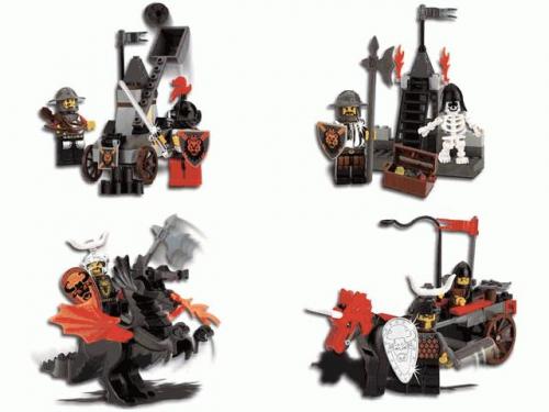 LEGO Castle Knight's Kingdom Chrome Series (complete set) (kkchrome-1)