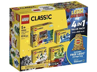 LEGO Classic LEGO Masters 4 in 1 Value Pack (66666-1) LEGO
