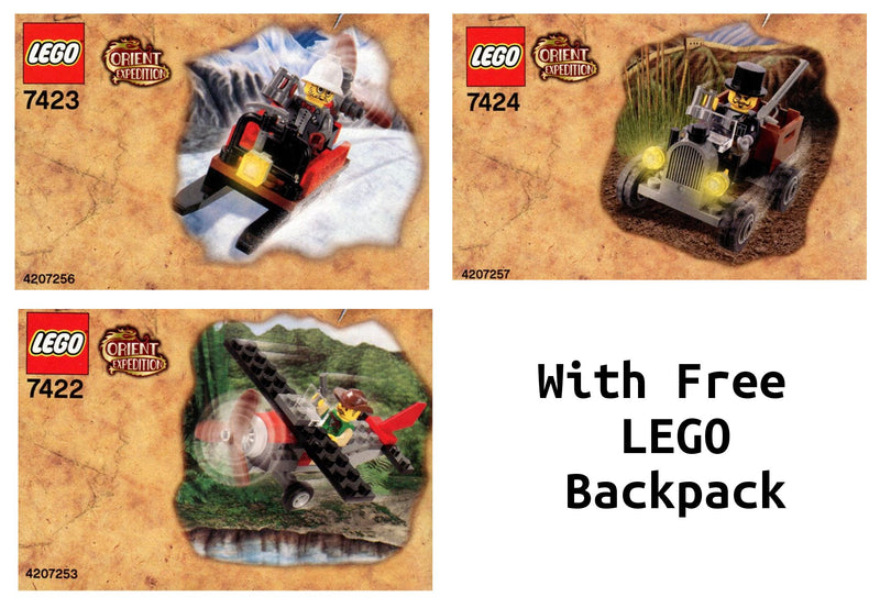 LEGO Adventurers Orient Expedition Value Pack with LEGO Backpack (K-Mart Australia Exclusive) (VPorient-1)
